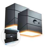 iBOOD DIY: 2 x FlinQ solar TwistCube wandlamp