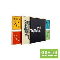 Hi Puzzelplaat met opberglades - met beschermdoek - voor 1000 stukjes - 76 x 57 x 4,5 cm