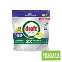 Dreft Original All in One Lemon Vaatwastabletten - 90 stuks
