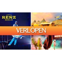 SocialDeal.nl: Entree KerstCircus Renz Berlin