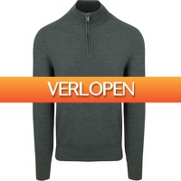 Suitableshop: Suitable Half Zip trui