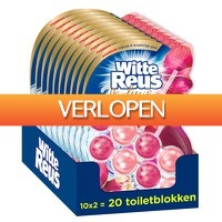 Plein.nl: 10 x Witte Reus toiletblok DeLuxe Delicate Magnolia