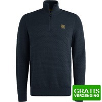 Bekijk de deal van Suitableshop: PME Legend Half Zip Structure Mouline Trui Navy