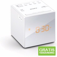Sony ICF-C1 - Wekkerradio - wit