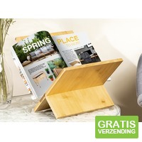 HI Boekenstandaard Bamboe - Boekensteun - 31 x 27 x 25 cm