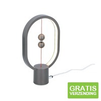 Grundig Tafellamp - Aan-/ Uitschakelen met Magneet - LED - wit Licht - 25 x 14 x 5,5 cm
