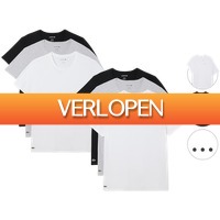 iBOOD.be: 6 x Lacoste basic T-shirt