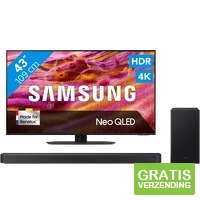 Samsung Neo QLED QN90F 4 K en soundbar
