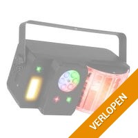 Fuzzix Stellar1 LED partylight - Discolamp - Multi DJ effect - Met RGBW LED's, gobo's en stroboscoop
