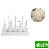 Bekijk de deal van DealDonkey.com 2: Kerstdecoratie witte bomen