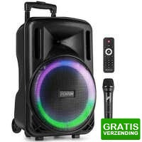 Bekijk de deal van MaxiAxi.com: Fenton FT12LED MK2 party speaker