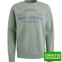 Bekijk de deal van Suitableshop: PME Legend Sweater Logo Silver Blue