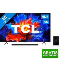 Bekijk de deal van Coolblue.nl 3: TCL QLED P81 K 4 K (2025) en soundbar