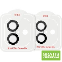 2 x BlueBuilt Apple iPhone 16/16 Plus camera lens protector