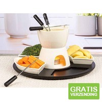 HI Fondueset - Keramiek - 11 delig