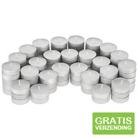 120x Theelichtjes - Waxinelichtjes - Ca. 4 Uur - Paraffinekaarsen