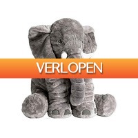 DealDonkey.com 2: Fedec grijze XL olifantknuffel
