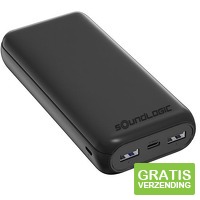 Soundlogic Powerbank 10.000 mAh - Met USB-A & USB-C