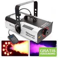 BeamZ S1500LED rookmachine met DMX en LED's - 1500 watt