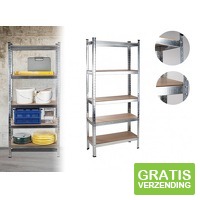 Stevige Stellingkast - 75 kg draagkracht per plank