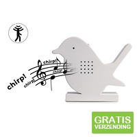 QLT Vogelhuisje met geluid bewegingssensor