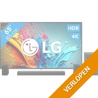LG 65QNED85T6 C (2024) en soundbar