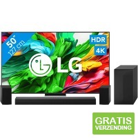 LG QNED86 EVO 4 K (2025) en soundbar