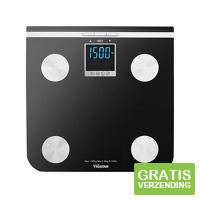 Tristar Weegschaal - Personenweegschaal - Tot 150 kg - zwart