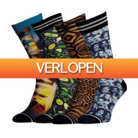 1dagactie.nl: 6 paar Sock My Feet sokken