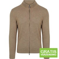 Suitable Vest Slub Yarn Beige