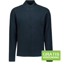 No Excess Vest Knitted Structure Navy