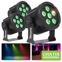 3 x BeamZ SlimPar30 set