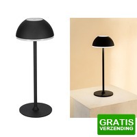 Bekijk de deal van DealDonkey.com: JONSKA LED Tafellamp - Oplaadbaar - zwart