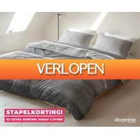 Voordeelvanger.nl: Sleeptime flanellen dekbedovertrek