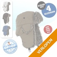 Russische muts in 4 kleuren