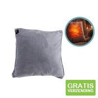Silvergear Warmtekussen - grijs - 40 x 40 cm