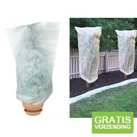 3x GS Plantenbeschermhoes - 125 x 80 x 80 cm - Winterbescherming - wit