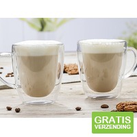 Dubbelwandige Cappuccinoglazen - Set van 2