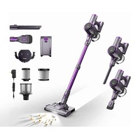 Draadloze steelstofzuiger met dweilfunctie