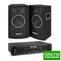 Bekijk de deal van MaxiAxi.com: Vonyx geluidsinstallatie met versterker