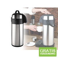 Thermoskan met pomp - 5 Liter