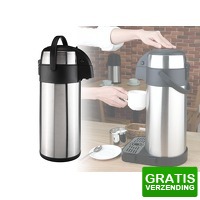 Bekijk de deal van DealDonkey.com 3: Thermoskan met pomp - 5 Liter