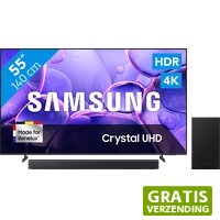 Coolblue.nl 1: Samsung Crystal UHD U8070F 4 K (2025) en soundbar