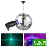 Bekijk de deal van MaxiAxi.com: Discobal set met pinspot en motor
