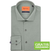 Suitable Overhemd Pique Groen