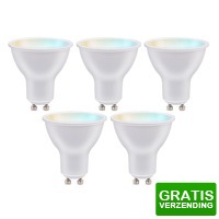 Bekijk de deal van DealDonkey.com 4: 5 x Alpina WiFi Smart GU10 LED lamp