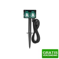 Bekijk de deal van DealDonkey.com 2: HeiTech Tuinstekkerdoos - Grondspies - 2 stopcontacten