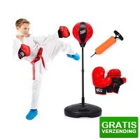 Bekijk de deal van DealDonkey.com 3: Nordfalk Boksbal voor Kinderen - Verstelbaar 80-120 cm