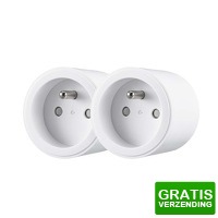 Bekijk de deal van DealDonkey.com 4: Qnect Slimme Wifi Stekker - Set van 2 - wit