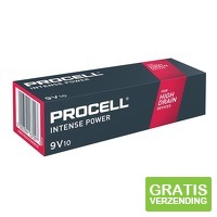 Duracell Procell Intense Alkaline 9V - 10 stuks